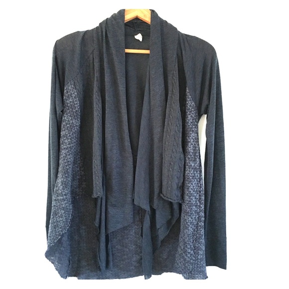 Anthropologie Sweaters - ANTHROPOLOGIE Blue Waterfall Cardigan by Tiny